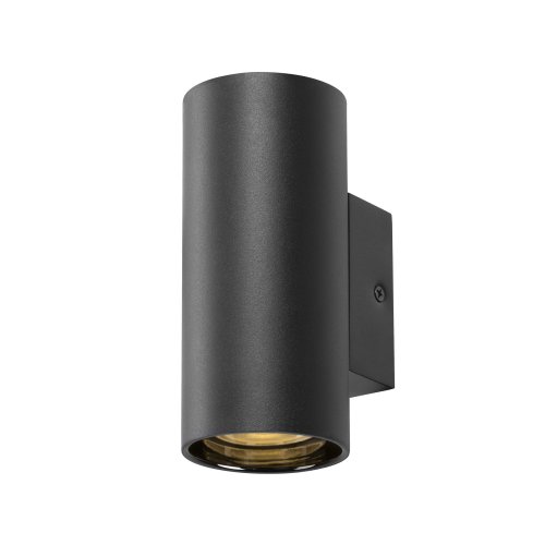 SLV ASTO TUBE, wandopbouwarmatuur, cilindrisch, GU10, 1x max. 10W, zwart - Slv 1006441 1 h rgb - 20025594