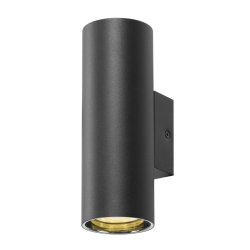 SLV ASTO TUBE, wandopbouwarmatuur, cilindrisch, GU10, 2x max. 10W, zwart - Slv 1006443 1006449 1 rgb - 20025596