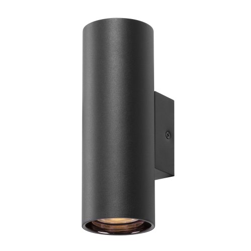 SLV ASTO TUBE, wandopbouwarmatuur, cilindrisch, GU10, 2x max. 10W, zwart - Slv 1006443 1007190 1 rgb - 20025596