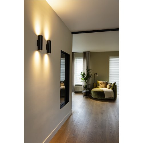SLV ASTO TUBE, wandopbouwarmatuur, cilindrisch, GU10, 2x max. 10W, zwart - Slv 1006443 a3 rgb - 20025596