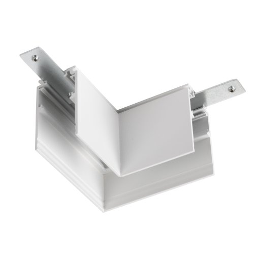 SLV L-verbinder mechanisch, 48V TRACK, voor opbouwrail diep, rechts, wit - Slv 1006584 1 h rgb - 20025686