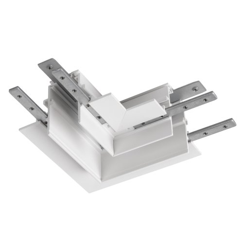SLV L-verbinder mechanisch, 48V TRACK, voor inbouwrail diep, rechts, wit - Slv 1006590 1 h rgb - 20025692