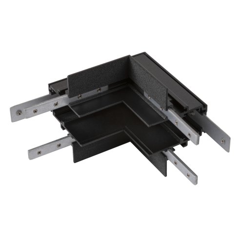 SLV L-verbinder mechanisch, 48V TRACK, voor inbouwrail diep, stereo, zwart - Slv 1006591 2 rgb - 20025693