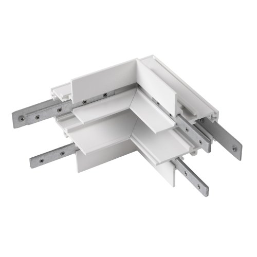 SLV L-verbinder mechanisch, 48V TRACK, voor inbouwrail diep, stereo, wit - Slv 1006592 2 rgb - 20025694