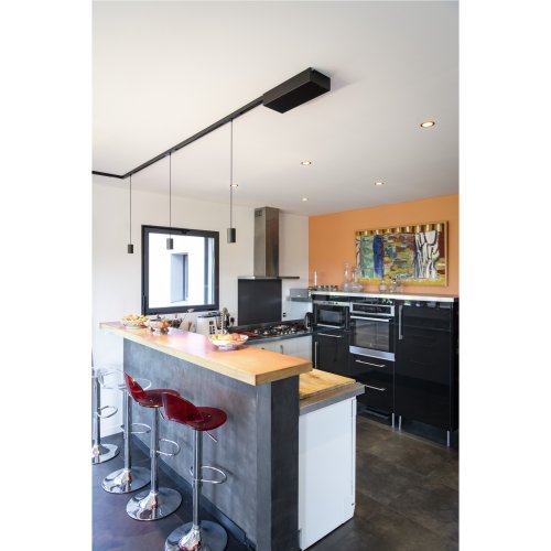 SLV 48V TRACK Transformator behuizing incl. eindvoeding rechts, DALI, zwar - Slv 1006838 1007137 a1 h rgb - 20026120