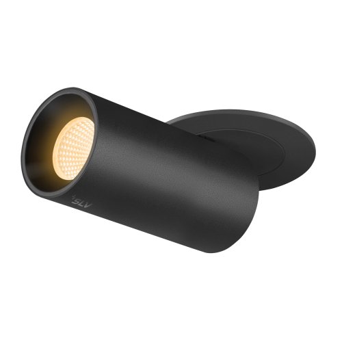 SLV NUMINOS PROJECTOR S, plafondinbouwarmatuur, 3000K 55&deg;, cilindrisch, zw - Slv 1006945 6 rgb - 20026029