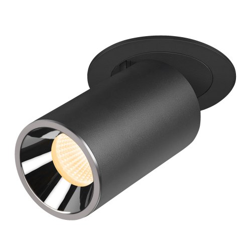 SLV NUMINOS PROJECTOR M, plafondinbouwarmatuur, 3000K 20&deg;, cilindrisch, zw - Slv 1006995 1 h rgb - 20026061
