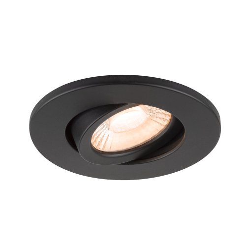 SLV afdekkap rond inbouwarmatuur kantelbaar zwart 1007091 - Slv 1007090 1007091 2 rgb - 11003148