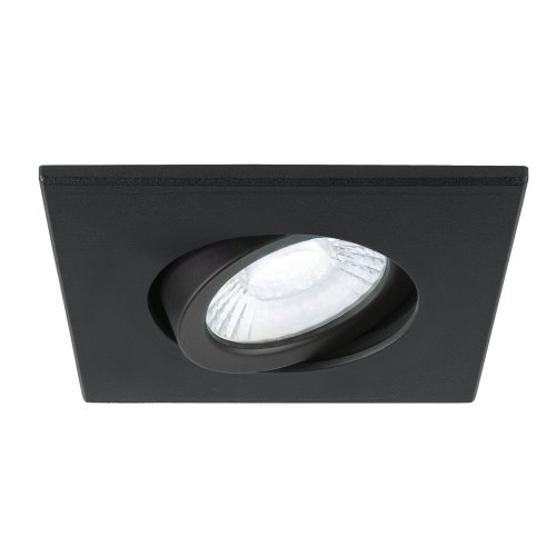SLV afdekkap vierkant inbouwarmatuur kantelbaar zwart - Slv 1007090 1007184 4 rgb - 11007141