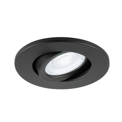 SLV afdekkap rond inbouwarmatuur kantelbaar zwart 1007091 - Slv 1007091 4 rgb - 11003148