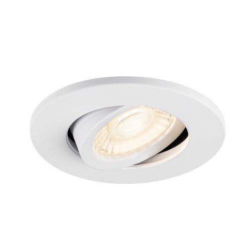 SLV afdekkap rond inbouwarmatuur kantelbaar wit 1007092 - Slv 1007092 1 h rgb - 11003149