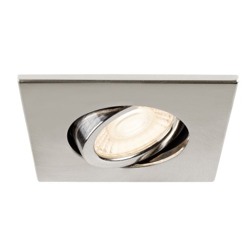 SLV afdekkap vierkant inbouwarmatuur kantelbaar alu 1007186 - Slv 1007186 1 h rgb - 11003736