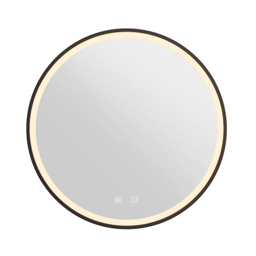 SLV TRUKKO 60 Spiegel &Oslash; 60 cm, chroom, zwarte rand - Slv 1007201 4 rgb - 20026142
