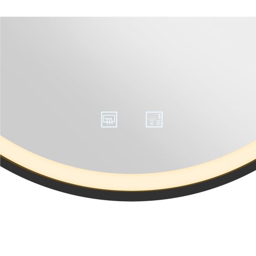 SLV TRUKKO 60 Spiegel &Oslash; 60 cm, chroom, zwarte rand - Slv 1007201 d1 rgb - 20026142