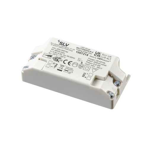 SLV Led-driver 10 W, 200 mA, PHASE, incl. trekontlasting - Slv 1007215 1 h rgb - 20026146