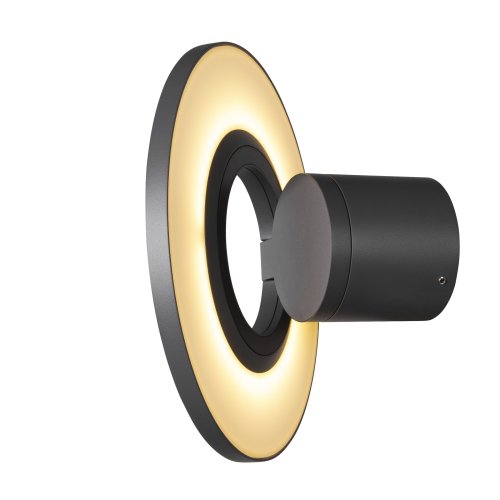 SLV I-RING, wandopbouwarmatuur, 9,2 W, 3000K, antraciet - Slv 1007236 3 rgb - 20026159