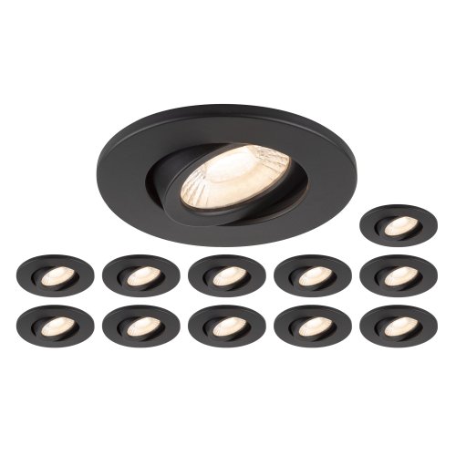 SLV Set bestaande uit 12x 1007090 UNIVERSAL DOWNLIGHT MOVE PHASE IP20 38&deg;  - Slv 1007273 1 h rgb - 20026181