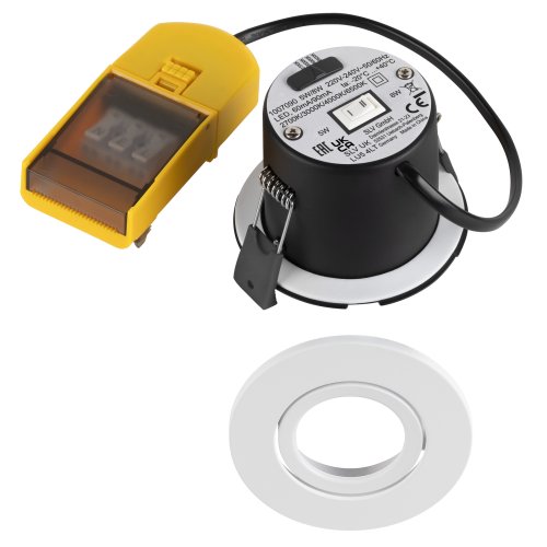 SLV Set bestaande uit 12x 1007090 UNIVERSAL DOWNLIGHT MOVE PHASE IP20 38&deg;  - Slv 1007274 2 rgb - 20026182