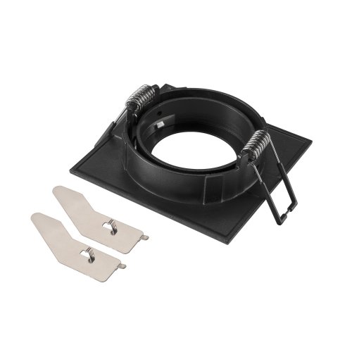 SLV NEW TRIA&reg; 68, plafondinbouwring, L: 8.2 B: 8.2 H: 2.6 cm, IP20, zwart - Slv 1007329 2 rgb - 20026231
