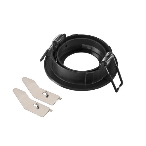 SLV NEW TRIA&reg; 68, plafondinbouwring, D: 8.2 H: 2.6 cm, IP20, zwart - Slv 1007332 2 rgb - 20026234
