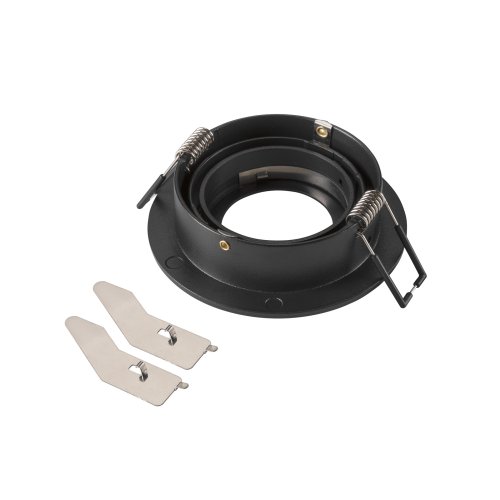 SLV NEW TRIA&reg; 75, plafondinbouwring, D: 9.3 H: 2.6 cm, IP20, schwarzzwart - Slv 1007343 2 rgb - 20026245