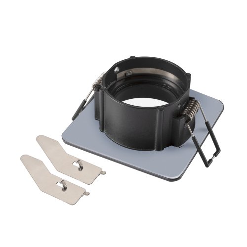 SLV NEW TRIA&reg; 68, plafondinbouwring, L: 8.2 B: 8.2 H: 3.4 cm, IP 65, zwart - Slv 1007347 2 rgb - 20026249