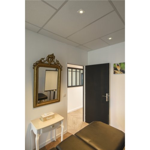 SLV NEW TRIA&reg; 75, plafondinbouwring, L: 9 B: 9 H: 2.6 cm, IP20, wit - Slv 1007349 1007422 a1 rgb - 20026251