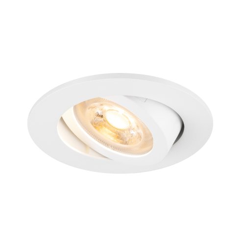 SLV NEW TRIA&reg; 68, plafondinbouwarmatuur, rond, max. 10W GU10, wit - Slv 1007368 1 h rgb - 20026269
