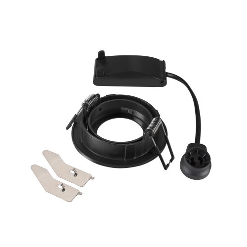 SLV NEW TRIA&reg; 68, plafondinbouwlamp, rond, max. 10W GU10, zwart - Slv 1007369 2 rgb - 20026270