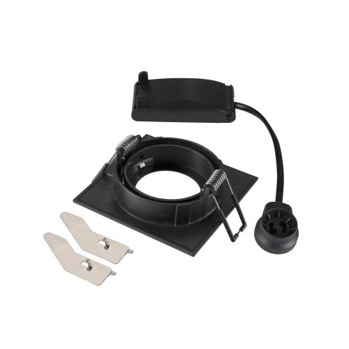 SLV NEW TRIA&reg; 68, plafondinbouwlamp, vierkant, max. 10W GU10, zwart - Slv 1007372 2 rgb - 20026273