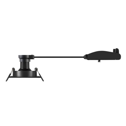 SLV NEW TRIA&reg; 68, plafondinbouwlamp, vierkant, max. 10W GU10, zwart - Slv 1007372 3 rgb - 20026273