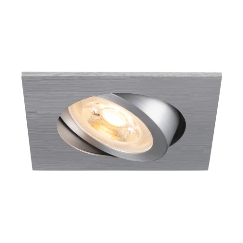 SLV NEW TRIA&reg; 68, plafondinbouwlamp, vierkant, max. 10W GU10, aluminium - Slv 1007373 1 h rgb - 20026274
