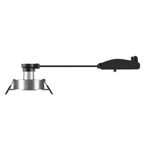SLV NEW TRIA&reg; 75, plafondinbouwlamp, rond, max. 10W GU10, aluminium - Slv 1007376 3 rgb - 20026277