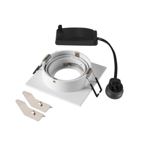 SLV NEW TRIA&reg; 75, plafondinbouwlamp, vierkant, max. 10W GU10, wit - Slv 1007377 2 rgb - 20026278