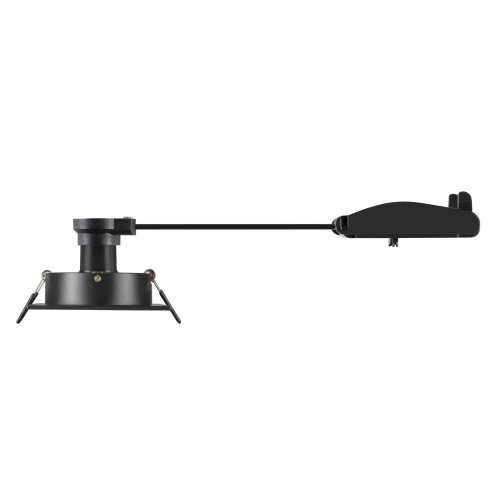 SLV NEW TRIA&reg; 75, plafondinbouwlamp, vierkant, max. 10W GU10, zwart - Slv 1007378 3 rgb - 20026279