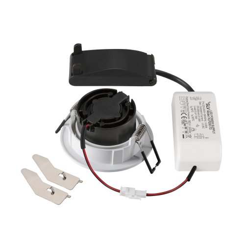 SLV NEW TRIA&reg; 68, plafondinbouwlamp, 3000K, 38&deg;, IP20, rond, wit - Slv 1007389 2 rgb - 20026290