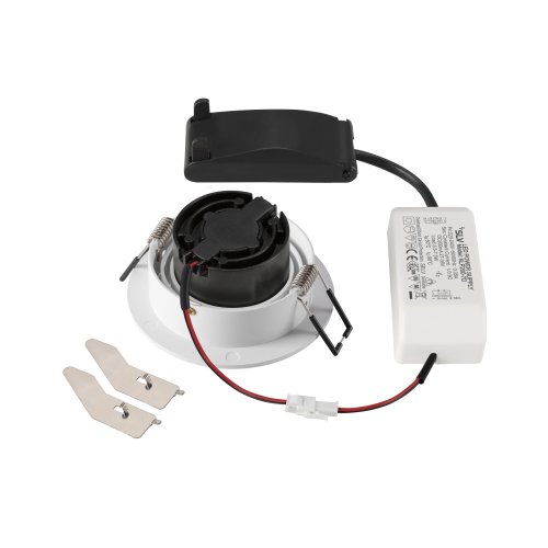SLV NEW TRIA&reg; 75, plafondinbouwlamp, 2700K, 38&deg;, IP20, rond, wit - Slv 1007401 2 rgb - 20026302