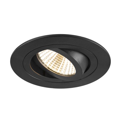 SLV NEW TRIA&reg; 75, plafondinbouwlamp, 3000K, 38&deg;, IP20, rond, zwart - Slv 1007404 1 h rgb - 20026305