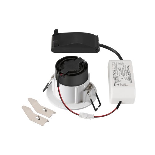 SLV NEW TRIA&reg; 68, plafondinbouwlamp, 3000K, 38&deg;, IP20/IP65, rond, wit - Slv 1007407 2 rgb - 20026308