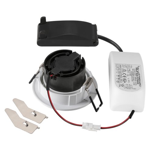 SLV NEW TRIA&reg; 68, plafondinbouwlamp, 1800-3000K, 60&deg;, IP20, rond, wit - Slv 1007425 2 rgb - 20026318