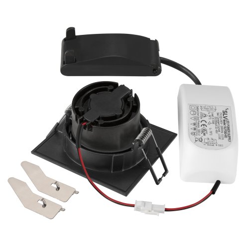 SLV NEW TRIA&reg; 68, plafondinbouwlamp, 1800-3000K, 60&deg;, IP20, vierkant, zwar - Slv 1007430 2 rgb - 20026323