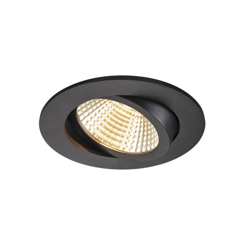 SLV NEW TRIA&reg; 95, plafondinbouwring, D: 11 H: 2.6 cm, IP20, zwart - Slv 1007444 3 rgb - 20026337