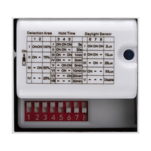 SLV OUTDOOR BULKHEAD V 360, 20W 830/840 IP65 IK10 Sensor - Slv 1007515 d4 rgb - 20026400