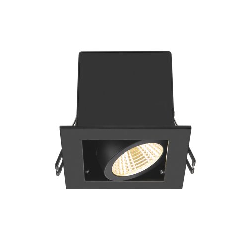 SLV KADUX, plafondinbouwarmatuur, single, 3000K, 38&deg;, IP 20, vierkant, zwa - Slv 1007551 1 h rgb - 20026436