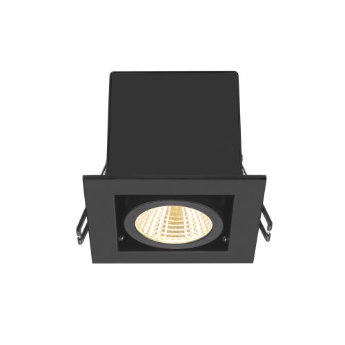 SLV KADUX, plafondinbouwarmatuur, single, 3000K, 38&deg;, IP 20, vierkant, zwa - Slv 1007551 4 rgb - 20026436