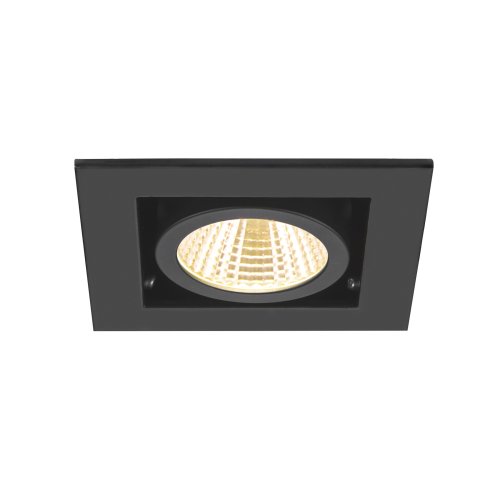 SLV KADUX, plafondinbouwarmatuur, single, 3000K, 38&deg;, IP 20, vierkant, zwa - Slv 1007551 5 rgb - 20026436