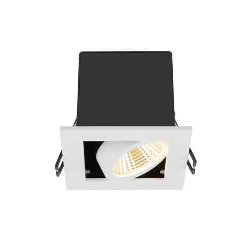 SLV KADUX, plafondinbouwarmatuur, single, 3000K, 38&deg;, IP 20, vierkant, wit - Slv 1007552 1 h rgb - 20026437