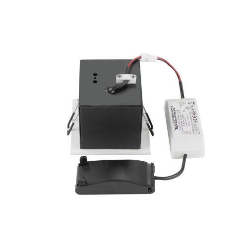 SLV KADUX, plafondinbouwarmatuur, single, 3000K, 38&deg;, IP 20, vierkant, wit - Slv 1007552 2 rgb - 20026437