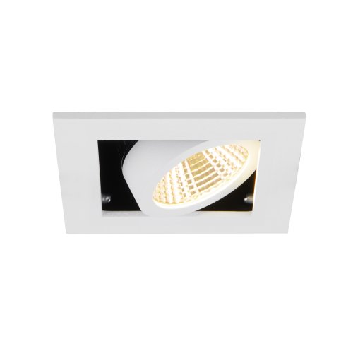 SLV KADUX, plafondinbouwarmatuur, single, 3000K, 38&deg;, IP 20, vierkant, wit - Slv 1007552 3 rgb - 20026437