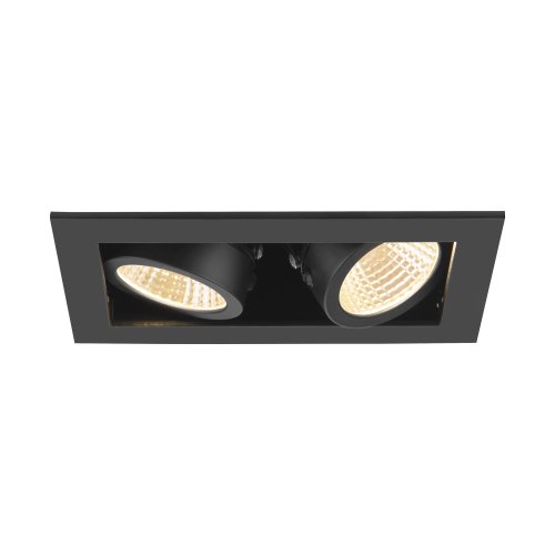 SLV KADUX, plafondinbouwarmatuur, double, 3000K, 38&deg;, IP 20, vierkant, zwa - Slv 1007559 3 rgb - 20026438
